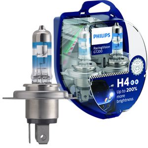 Auto-Lampe Philips RacingVision GT200, 3500 Kelvin, H4