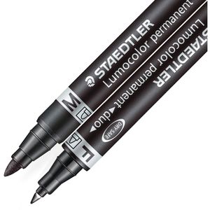 Produktbild für Permanentmarker Staedtler Lumocolor Duo 348 WP4