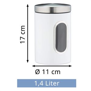 Produktbild für Kaffeedose Relaxdays 10027647, aus Metall
