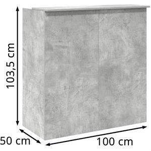 Produktbild für Empfangstheke vidaXL 3324163, beton