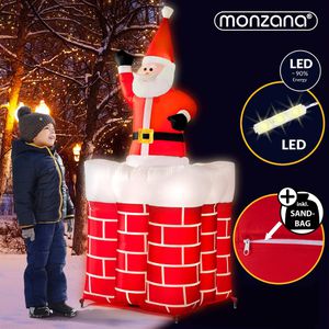 Produktbild für Weihnachtsfigur Monzana Weihnachtsmann im Kamin