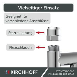 Produktbild für Gerätezusatzventil Kirchhoff 986294148, verchromt