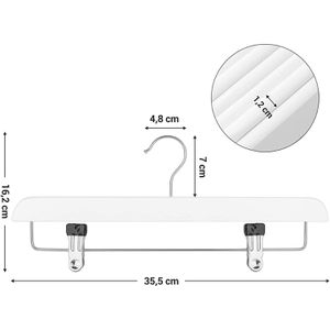 Produktbild für Hosenbügel Songmics CRW008WT-8, aus Holz