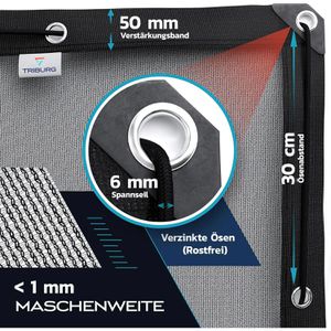 Produktbild für Anhängernetz TRIBURG feinmaschig