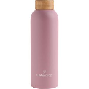 Thermosflasche waterdrop Steel, Pink, Edelstahl