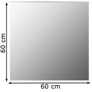 Produktbild für Wandspiegel vidaXL 245700, quadratisch