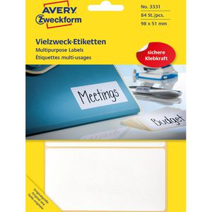 Vielzwecketiketten Zweckform 3331, weiß