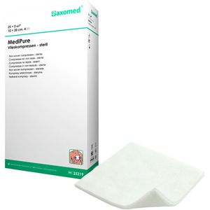 Vlieskompressen Saxomed MediPure, 4-lagig, steril