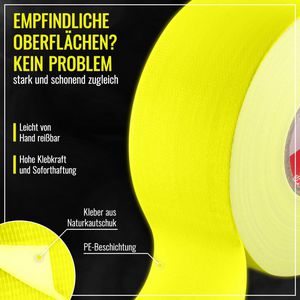 Produktbild für Gewebeband Poppstar 1011220, Neon