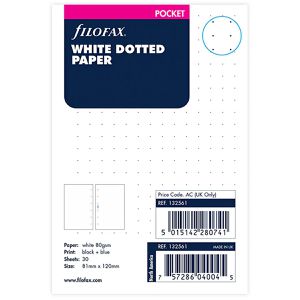 Ersatzeinlagen Filofax 132561, Dotted Journal, Pocket