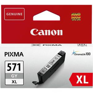 Produktbild für Tinte Canon CLI-571GY XL grau