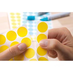 Produktbild für Markierungspunkte Herma 2251, gelb