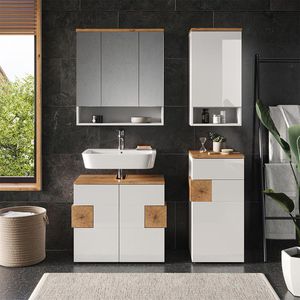 Produktbild für Bad-Hängeschrank Vicco Eden