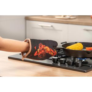 Produktbild für Ofenhandschuh Fackelmann Koi, 11011, schwarz