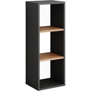 Bücherregal Vicco Orlando, anthrazit / eiche