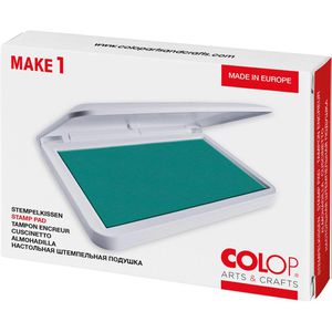 Produktbild für Stempelkissen Colop Make 1, für Büro und Kreativprojekte, grün