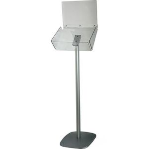 Produktbild für Prospekthalter Update-Displays Take-It Plus silber