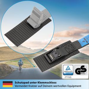 Produktbild für Spanngurt valonic SG-100-4035-01, mit Klemmschloss