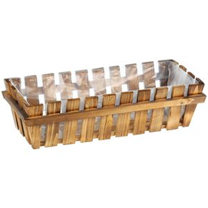 Produktbild für Blumenkasten Relaxdays 10037613, braun