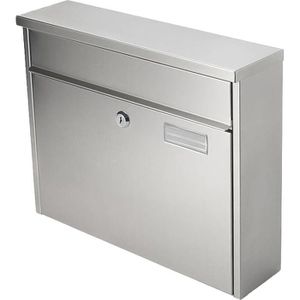Briefkasten SafePost ScanPro 967, silber, aus Edelstahl