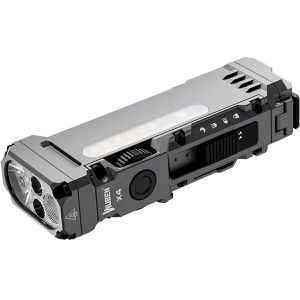 Taschenlampe Wuben X4 grau, LED, aufladbar