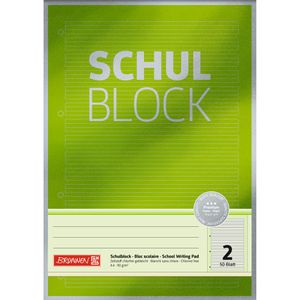 Produktbild für Briefblock Brunnen 1052602 Schulblock Premium, A4