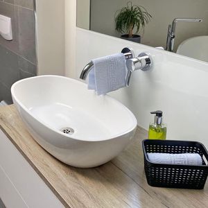 Produktbild für Waschlappen Zollner Tebe Set, blau, 30 x 30 cm