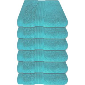 Waschlappen Dyckhoff Siena Set, aqua, 30 x 30 cm