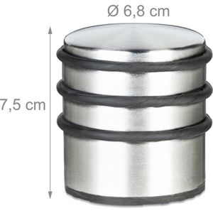Produktbild für Türstopper Böttcher-AG Premium, aus Gummi &amp; Edelstahl
