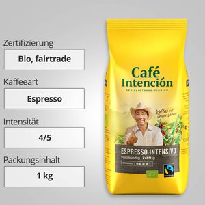 Produktbild für Kaffee Cafe-Intencion Ecologica Espresso, BIO