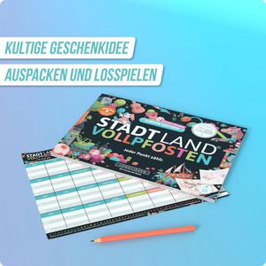 Produktbild für Spielblock Denkriesen Stadt Land Vollpfosten