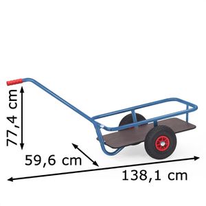 Produktbild für Handwagen Fetra 4091L, mit Plattform