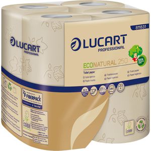 Produktbild für Toilettenpapier Lucart EcoNatural 250, 811831