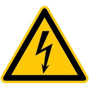 Hinweisschild Abtec ISO 7010 W012, Folie