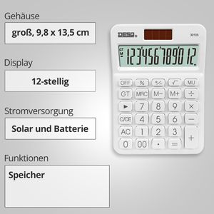 Produktbild für Taschenrechner DESQ 30105