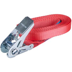 Produktbild für Spanngurt Sandax rot, mit Ratsche