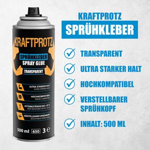 Produktbild für Sprühkleber Kraftprotz 500ml