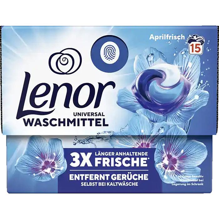 Lenor Waschmittel All-in-1 Aprilfrisch, Pods, Vollwaschmittel, 0,294 kg,  Waschladungen 15  Bttcher AG