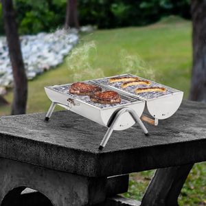 Produktbild für Holzkohlegrill Böttcher-AG 60008, Picknick Grill