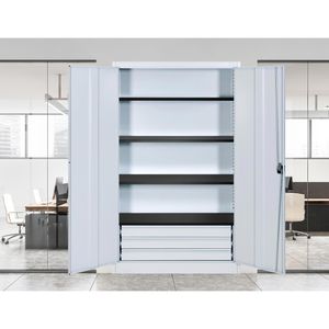 Produktbild für Aktenschrank Mauser entero BFZ5-12, aus Metall