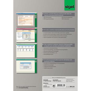 Produktbild für Bankformulare Sigel SW235 WinBanking Professional