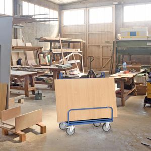 Produktbild für Plattenwagen Fetra 4433, Gummireifen