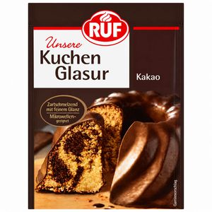 Produktbild für Kuchenglasur RUF Kakao, Schokolade, braun