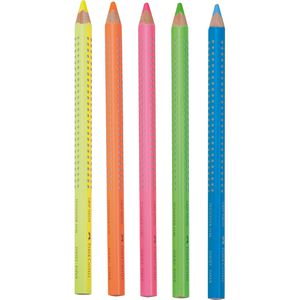 Produktbild für Buntstifte Faber-Castell Jumbo Grip Neon 110994