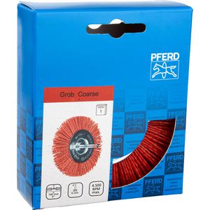 Produktbild für Drahtbürste PFERD-TOOLS grob 43740168, gewellt, Scheibenbürste