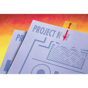 Produktbild für Haftmarker Post-it Ausrufezeichen, transparent
