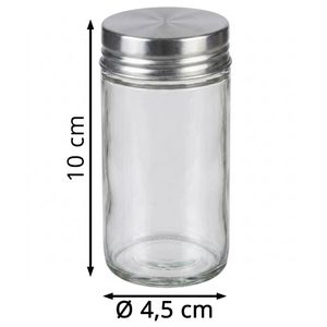 Produktbild für Gewürzgläser Kela Fideles 10859, aus Glas, mit Edelstahldeckel