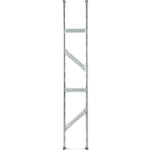 Produktbild für Schwerlastregal GEWE 312G4R, 4 Metallböden