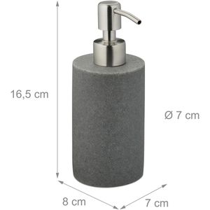 Produktbild für Seifenspender Relaxdays rund, 10031059111