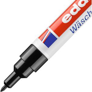 Produktbild für Wäschemarker Edding 8040, schnelltrocknend, schwarz